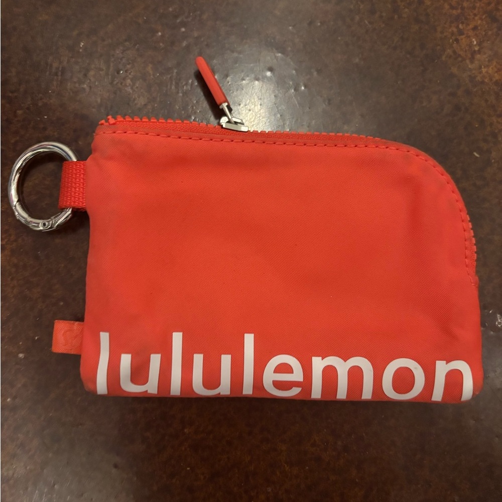 Lululemon coral Coin Pouch
